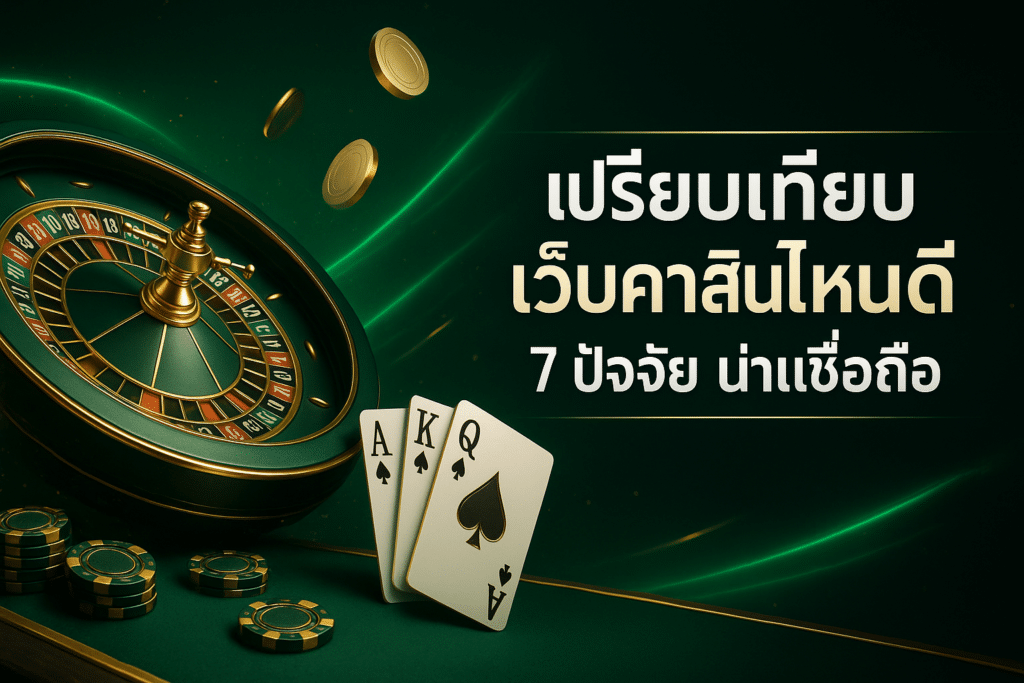 เปรียบเทียบ เว็บคาสิโนไหนดี