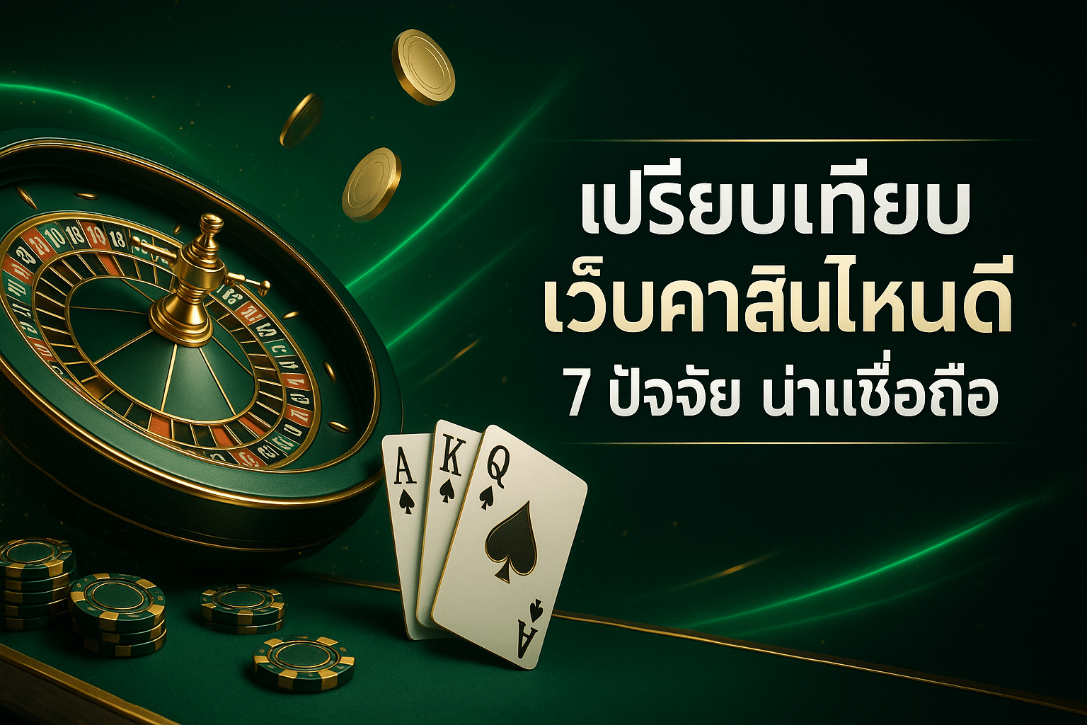 เปรียบเทียบ เว็บคาสิโนไหนดี