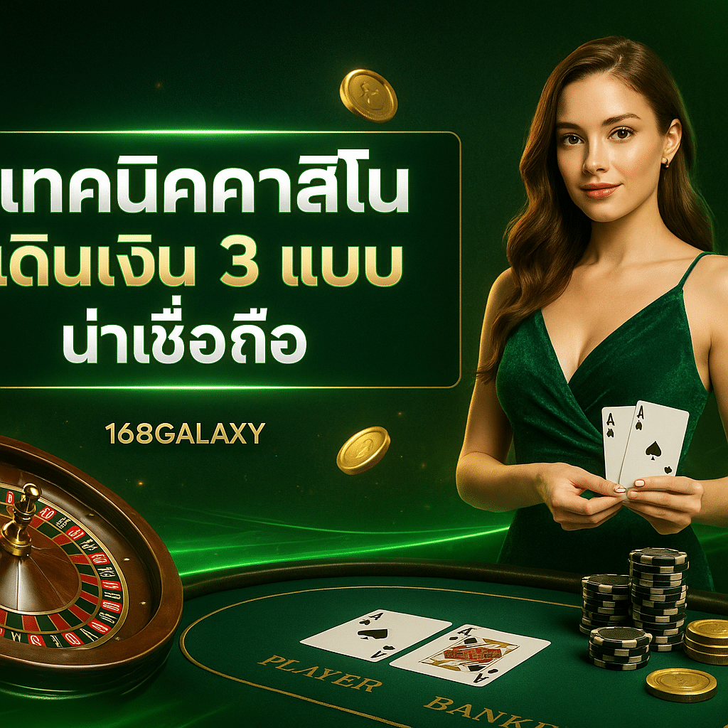 เทคนิคคาสิโน เดินเงิน