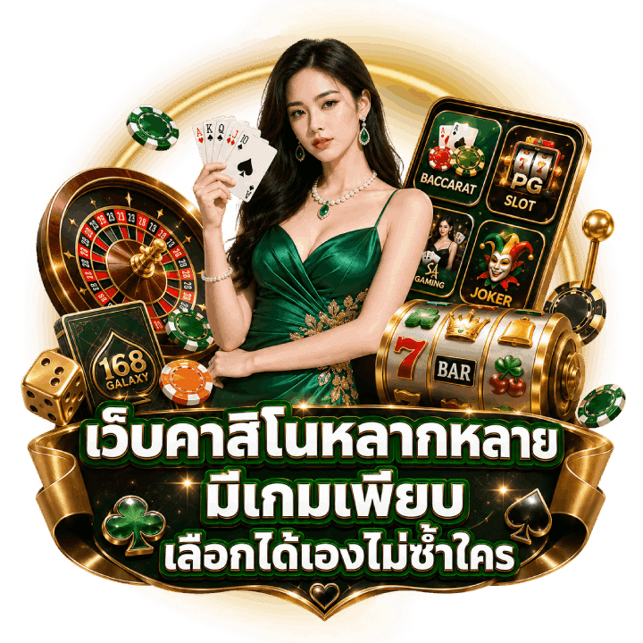 เว็บคาสิโนหลากหลาย มีเกมเพียบ